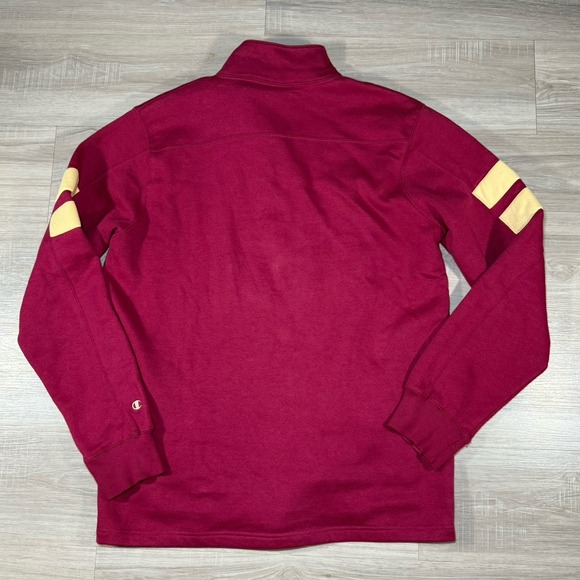 Boston College Champion Heritage Rugby Sweatshirt Embroidered #63 Maroon SZ XL - Picture 2 of 6